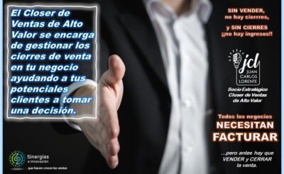 CLOSER DE VENTAS de Alto Valor